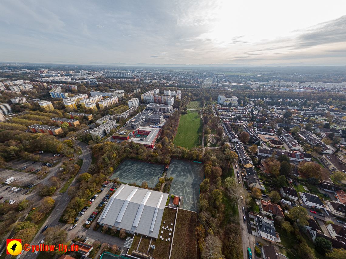 03.11.2022 -  Ostparksee mit Umgebung in Neuperlach